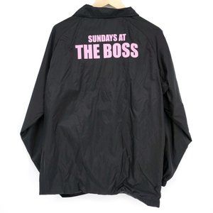 "Sundays at the Boss" Coach Windbreaker Jacket M